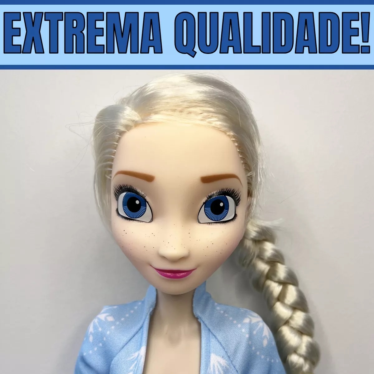 Boneca Frozen Elsa Brinquedo Disney Original 55cm - BABY BRINK - Bonecas -  Magazine Luiza