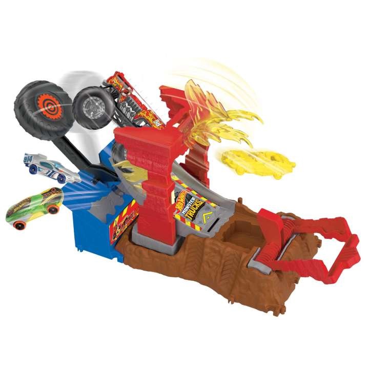 Pista HOT WHEELS Monster Truck Desafio Acrobático (Idade Mínima: 4 Anos -  43 x 11 x 25,5 cm)