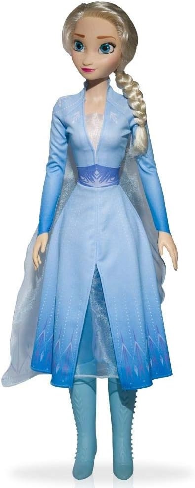 Boneca Elsa Grande Frozen 55cm Disney Original Baby Brink – Maior Loja de  Brinquedos da Região