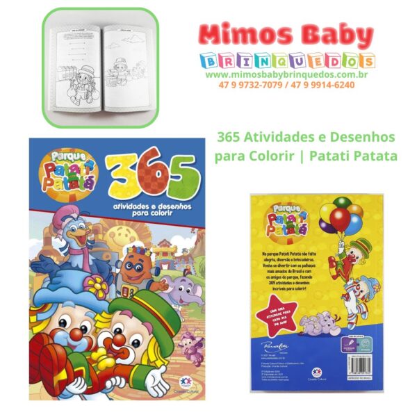 365 Atividades e Desenhos para Colorir | Patati Patata