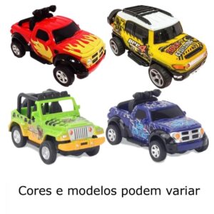 Carrinhos de Brinquedo Fricção Drift Car Vai e Volta 8 Modelos