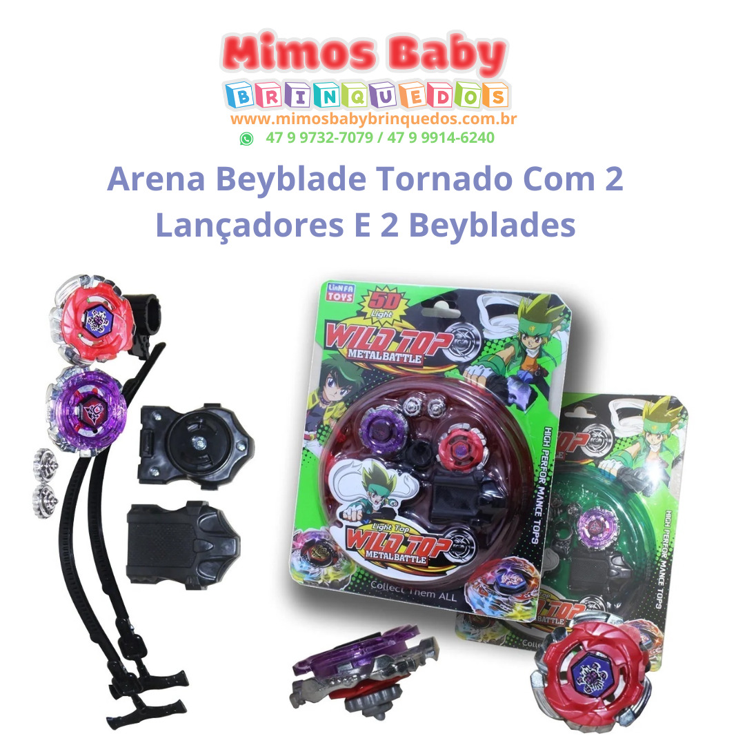 Arena Beyblade Tornado Com 2 Lançadores E 2 Beyblades – Maior Loja de ...