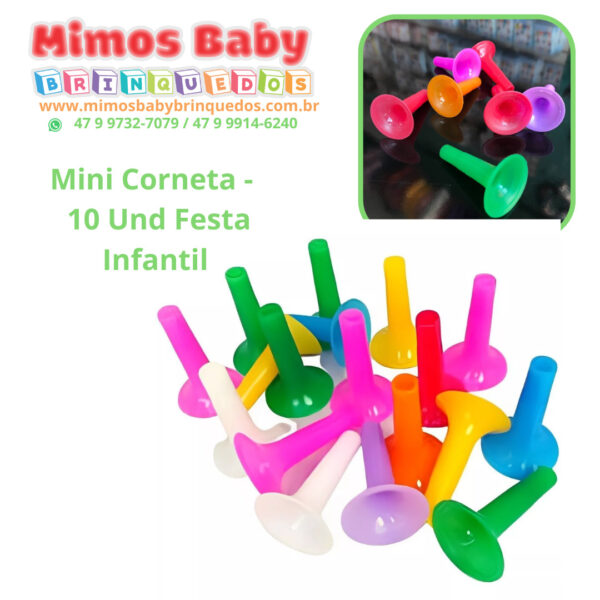 Mini Corneta -   10 Und Festa Infantil