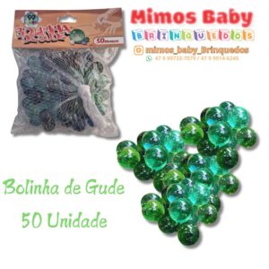Bolinha de Gude com 50 Bolinhas