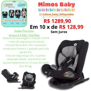 Cadeira Para Carro  Essence 0 A 36kg  Tutti Baby