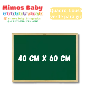 Quadro, Lousa verde para giz