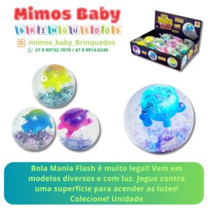 Bola Mania Flash Bichos Jogue contra uma superfície para acender as luzes! Colecione! Unidade