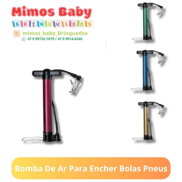 Bomba De Ar Para Encher Bolas Pneus