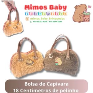 Bolsa de Capivara 18 Centimetros de pelinho