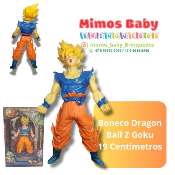 Boneco Dragon Ball Z Goku 19 Centimetros