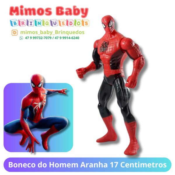 Boneco Herói Articulado 17 Centimetros