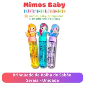 Brinquedo de Bolha de Sabão  Sereia - Unidade