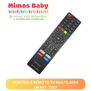 CONTROLE REMOTO TV MULTILASER SMART -7267