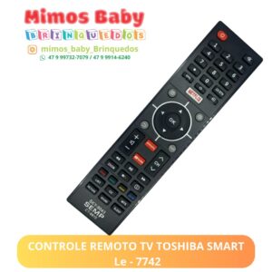 CONTROLE REMOTO TV TOSHIBA SMART  Le - 7742