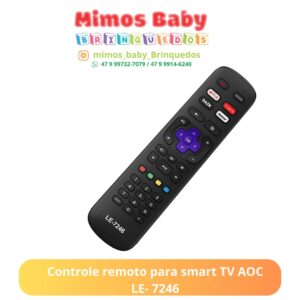 Controle remoto para smart TV AOC LE- 7246