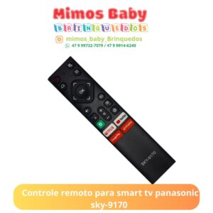 Controle remoto para smart tv panasonic sky-9170