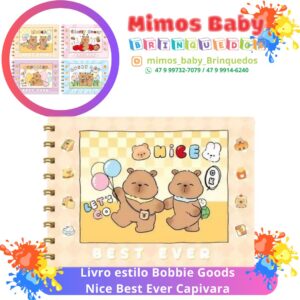 Livro estilo Bobbie Goods Nice Best Ever Capivara