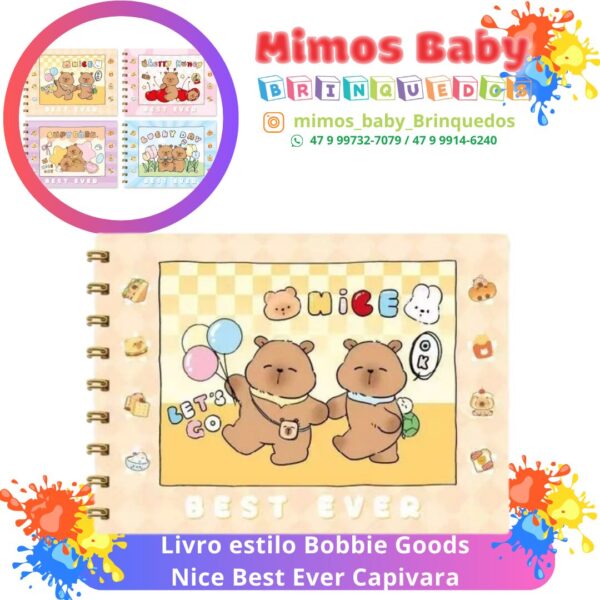 Livro estilo Bobbie Goods Nice Best Ever Capivara