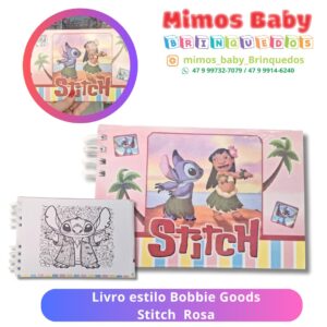 Livro estilo Bobbie Goods Stitch  Rosa