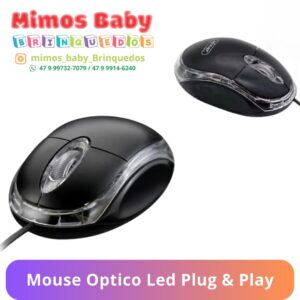 Mouse Optico Led Plug & Play