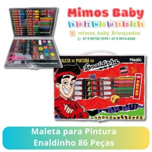 Maleta para Pintura Enaldinho 86 Peças