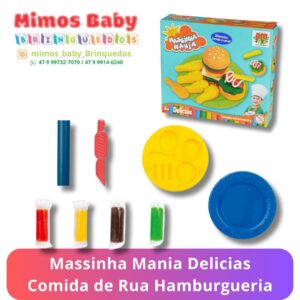 Massinha Mania Delicias Comida de Rua Hamburgueria