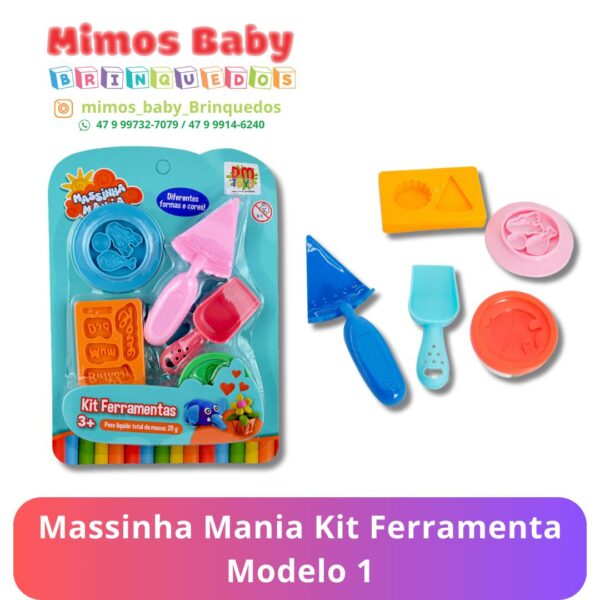 Massinha Mania Kit Ferramenta Modelo 1