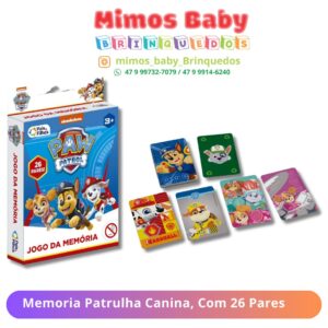 Memoria Patrulha Canina, Com 26 Pares
