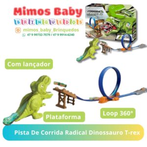 Pista De Corrida Radical Dinossauro T-rex
