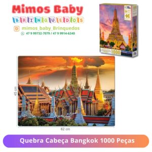 Quebra Cabeça Bangkok 1000 Peças
