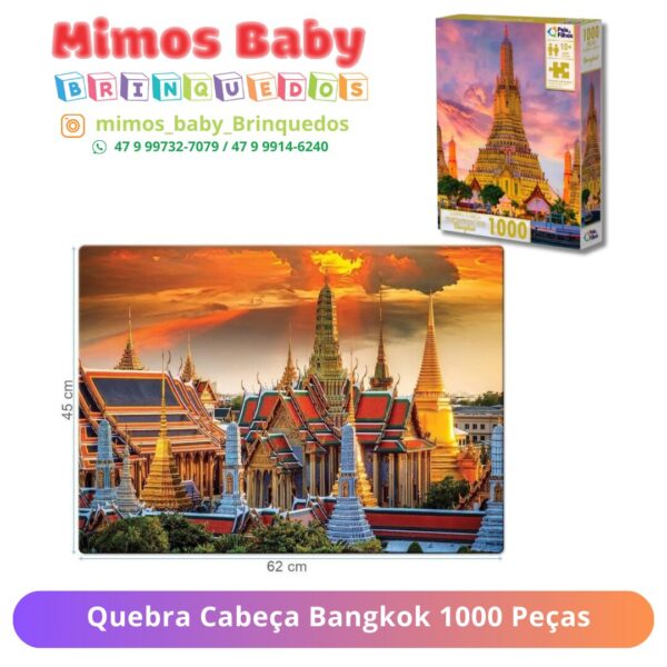 Quebra Cabeça Bangkok 1000 Peças
