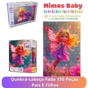 Quebra-cabeça Fada 150 Peças Pais E Filhos