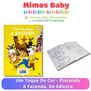 Um Toque De Cor - Pintando A Fazenda, De Editora Todolivro.