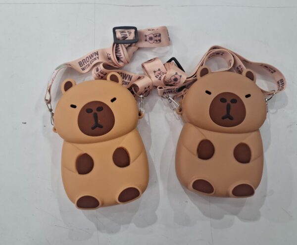 Bolsa de Capivara  13 cm de Silicone com pop it - Image 2