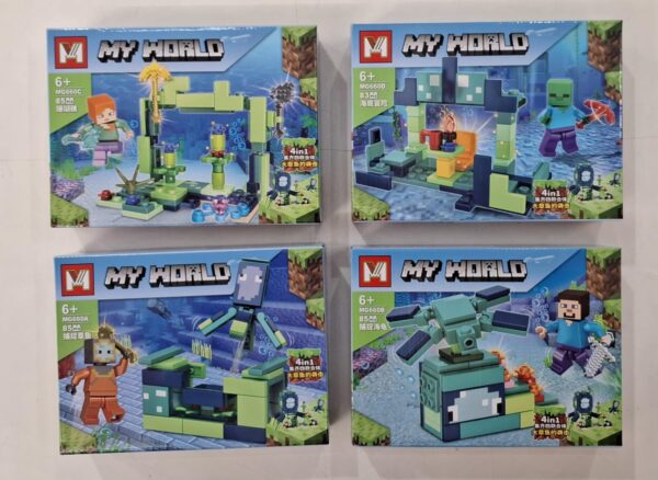 Coleção de Blocos tipo lego Minecraft De 83 Peças a 85 peças MG660 - Vendido Separamente - Image 2