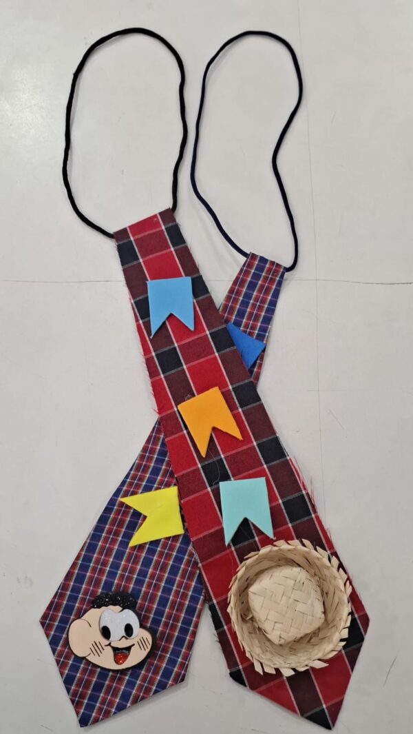 Gravata para festa caipira, Junina, Julina Infantil s - Image 3