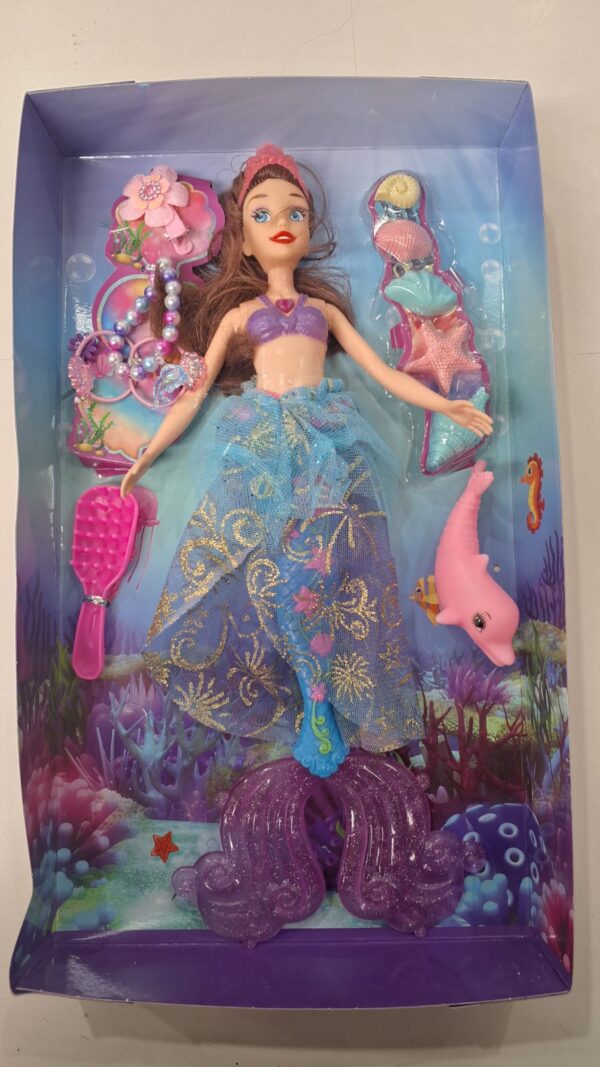 Boneca Sereia com Luz  28 Centimetros - Image 3