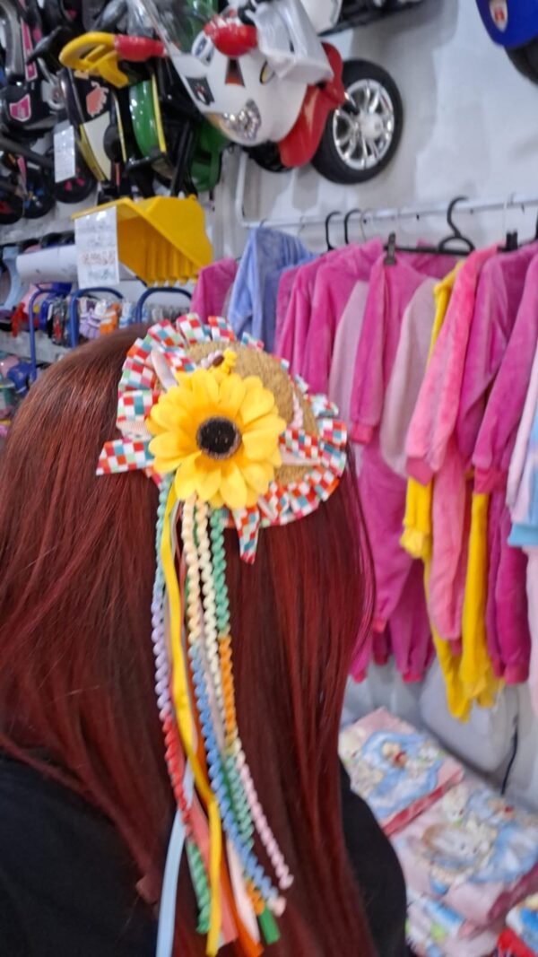 Tiara Arco de cabelo com chapeuzinho Junino Caipira,Unidade - Image 5