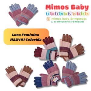 Luva Feminina  H22491 Colorida