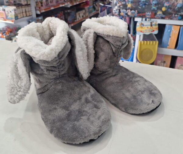 Pantufa com cano médio peluciada com orelha tamanho adulto - Image 2