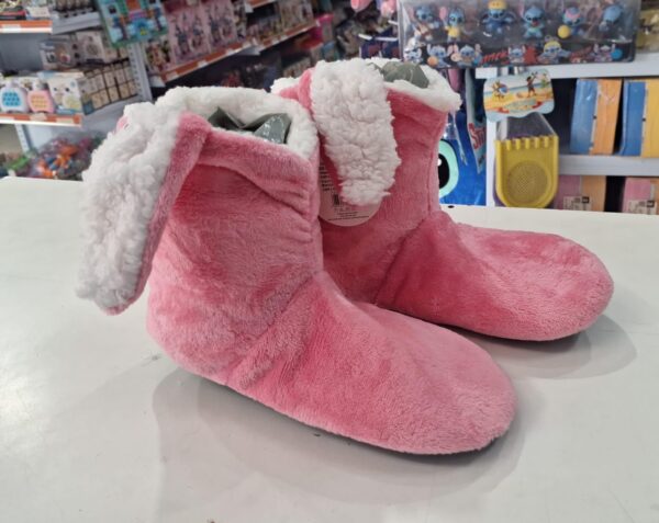 Pantufa com cano médio peluciada com orelha tamanho adulto - Image 3